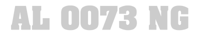AL 0073 NG