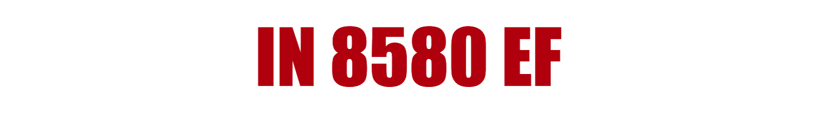 IN 8580 EF