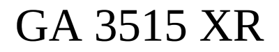 GA 3515 XR