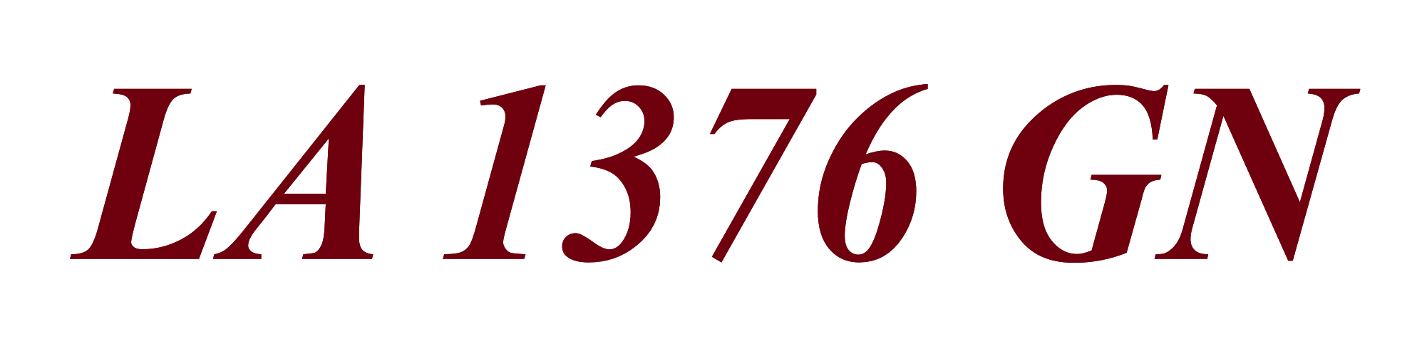 LA 1376 GN