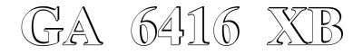GA 6416 XB