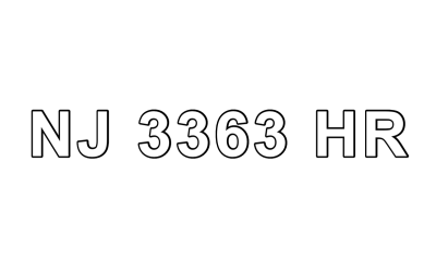 NJ 3363 HR