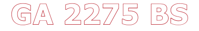 GA 2275 BS