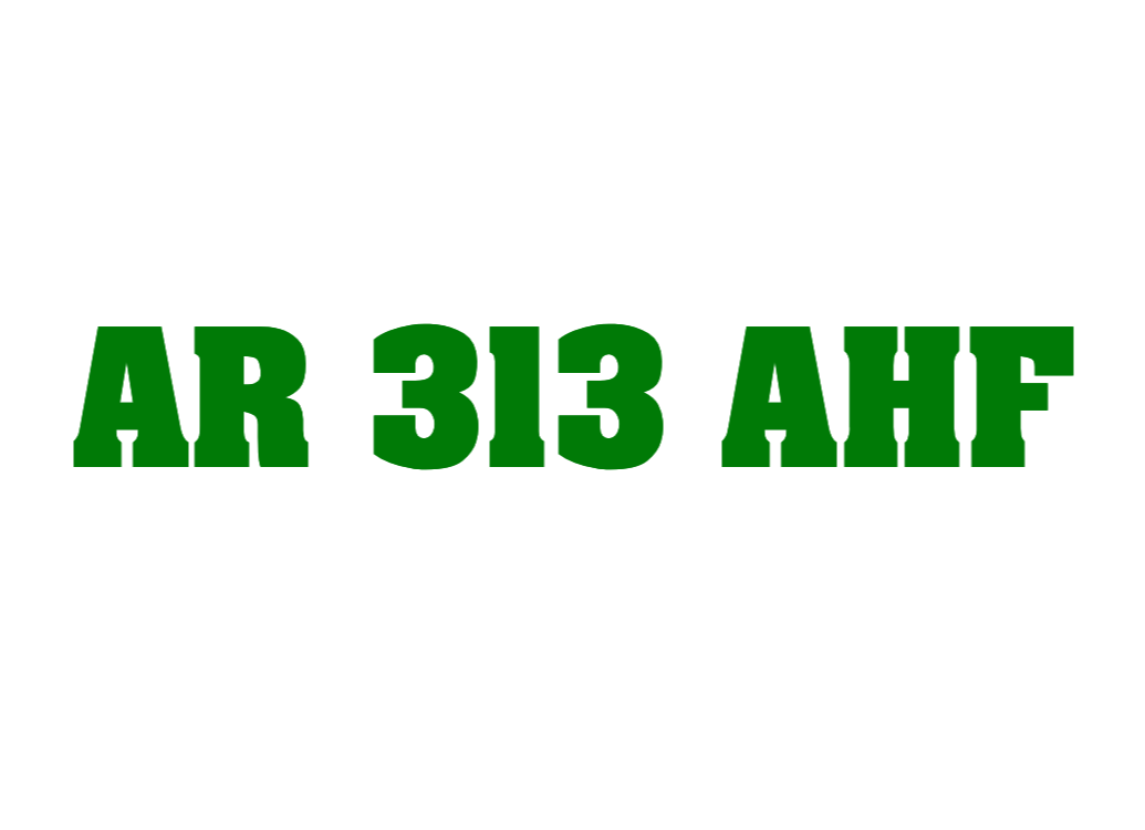 AR 313 AHF