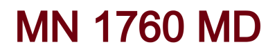 MN 1760 MD