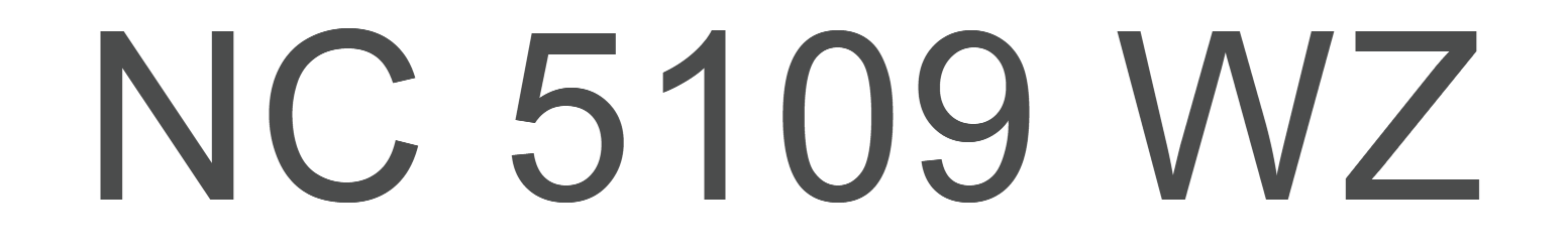 NC 5109 WZ - Hoosierdecal