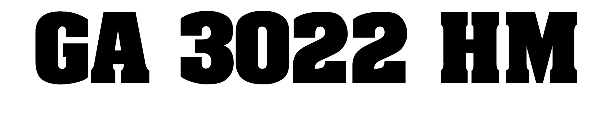 GA 3022 HM