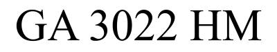 GA 3022 HM