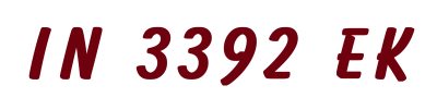 IN 3392 EK