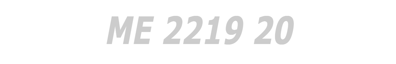 ME 2219 20