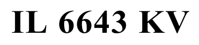 IL 6643 KV