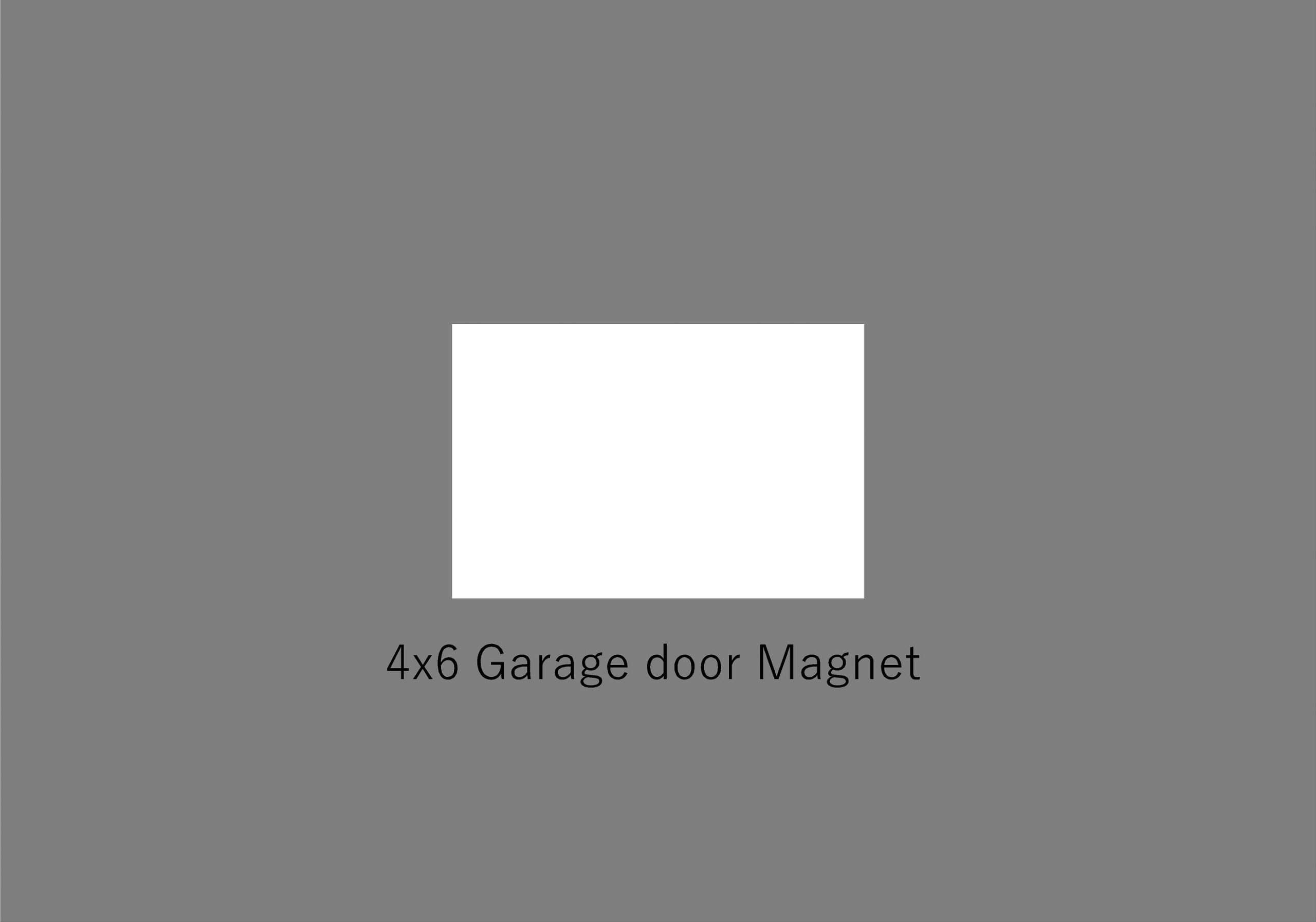 Custom White 4x6 Garage Door Pack of 48. Hoosierdecal