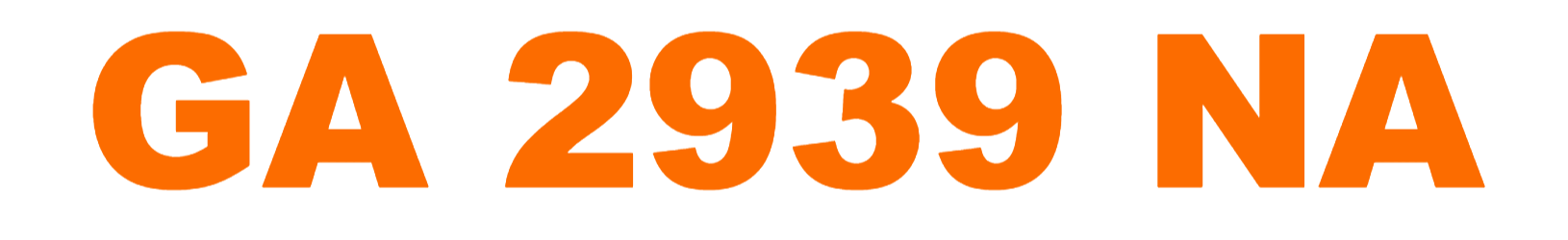 GA 2939 NA