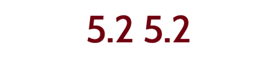5.2 5.2