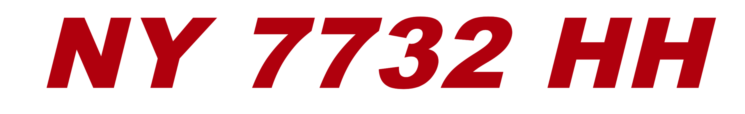 NY 7732 HH