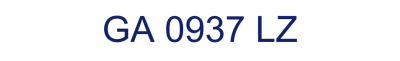 GA 0937 LZ