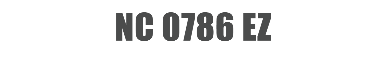 NC 0786 EZ