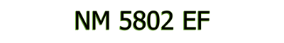 NM 5802 EF