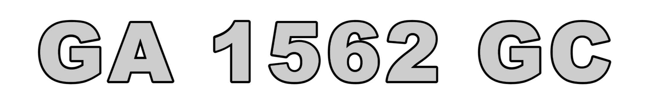 GA 1562 GC - Hoosierdecal