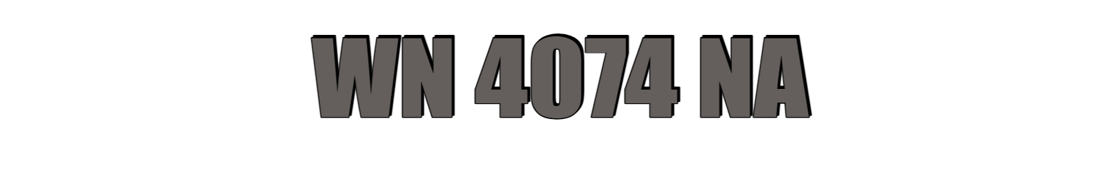 WN 4074 NA