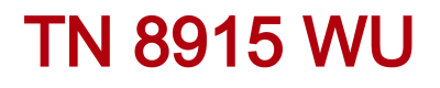 TN 8915 WU