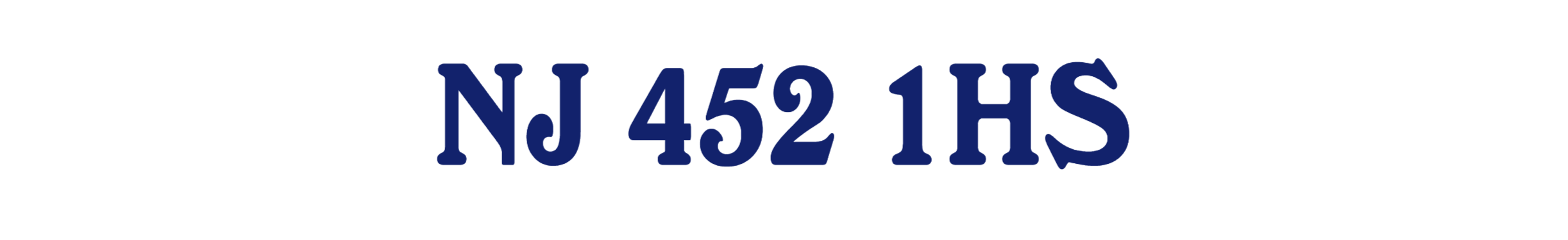 NJ 452 1HS