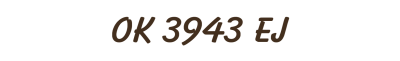OK 3943 EJ
