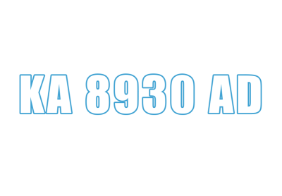 KA 8930 AD