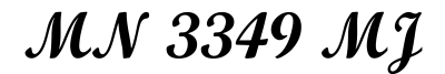 MN 3349 MJ
