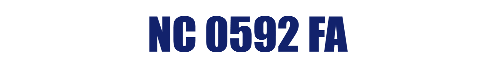 NC 0592 FA
