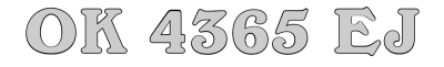 OK 4365 EJ
