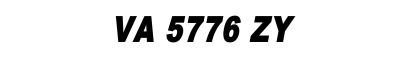 VA 5776 ZY