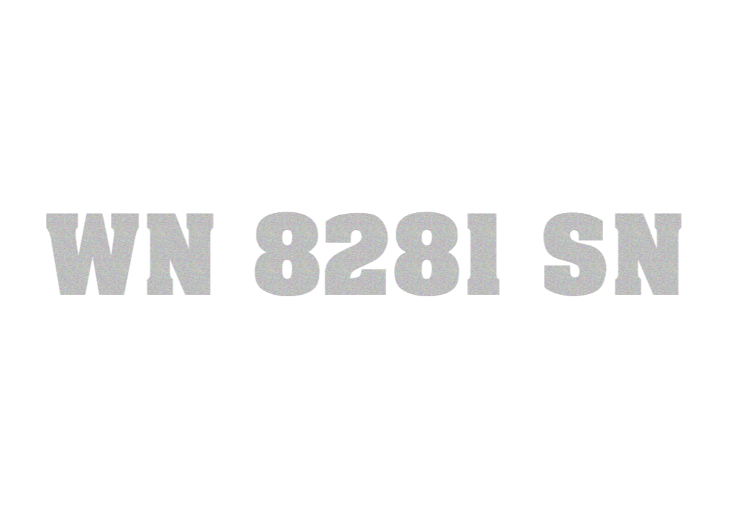 WN 8281 SN