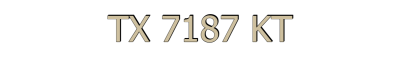 TX 7187 KT