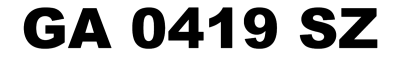 GA 0419 SZ