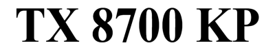 TX 8700 KP