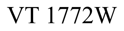 VT 1772W