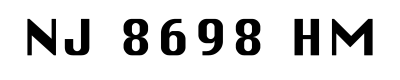 NJ 8698 HM