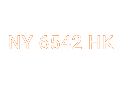 NY 6542 HK