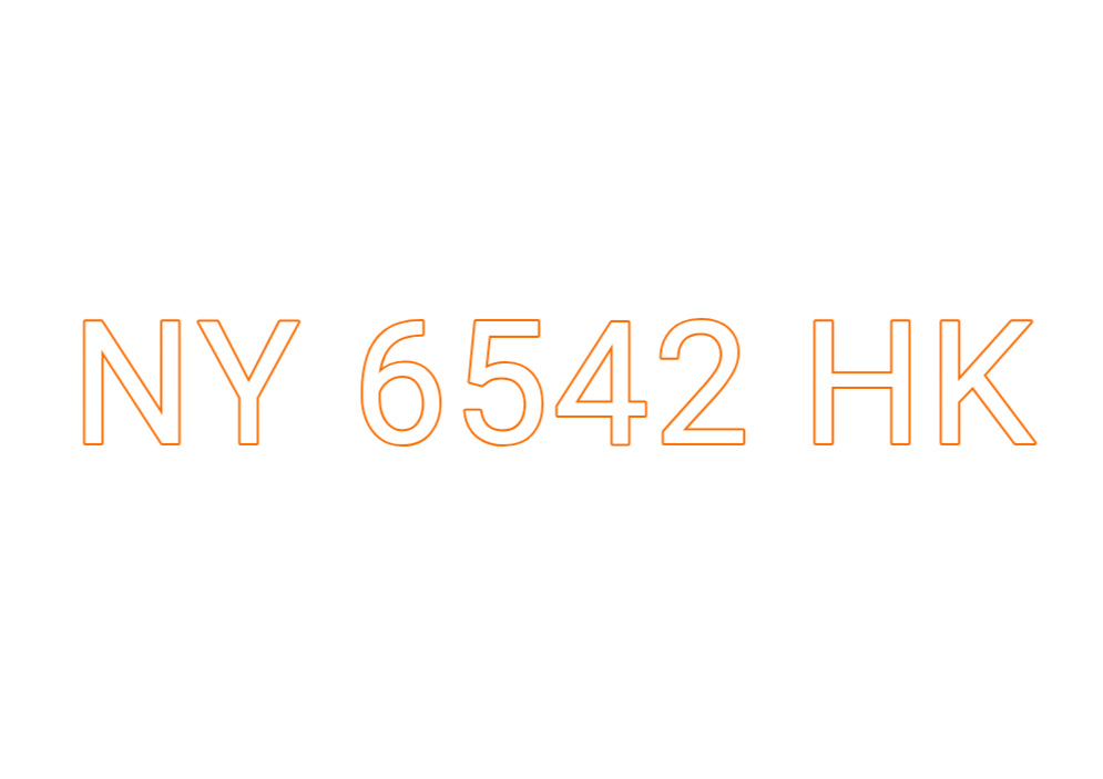 NY 6542 HK