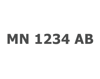 MN 1234 AB