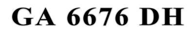 GA 6676 DH