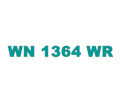 WN 1364 WR
