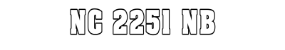 NC 2251 NB