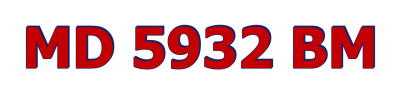 MD 5932 BM