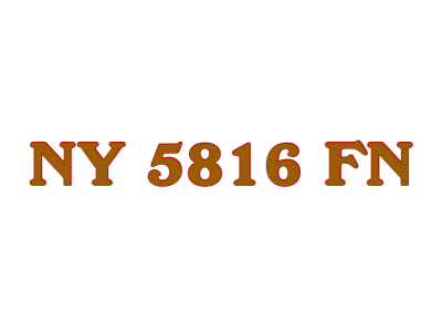 NY 5816 FN
