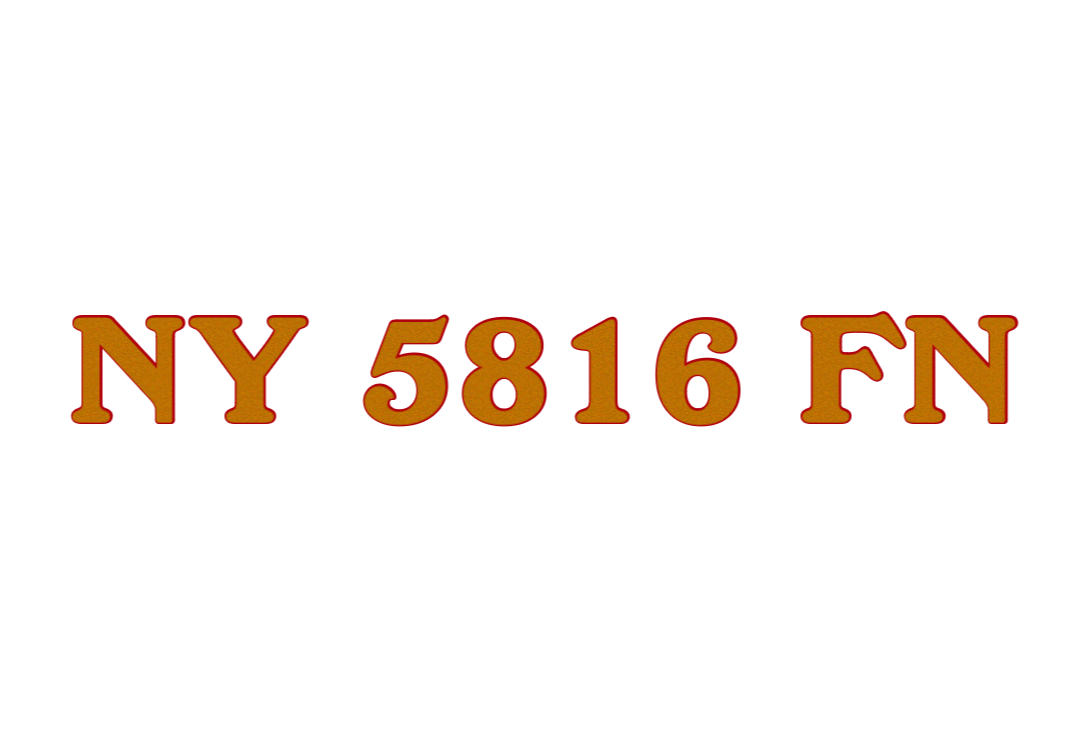 NY 5816 FN