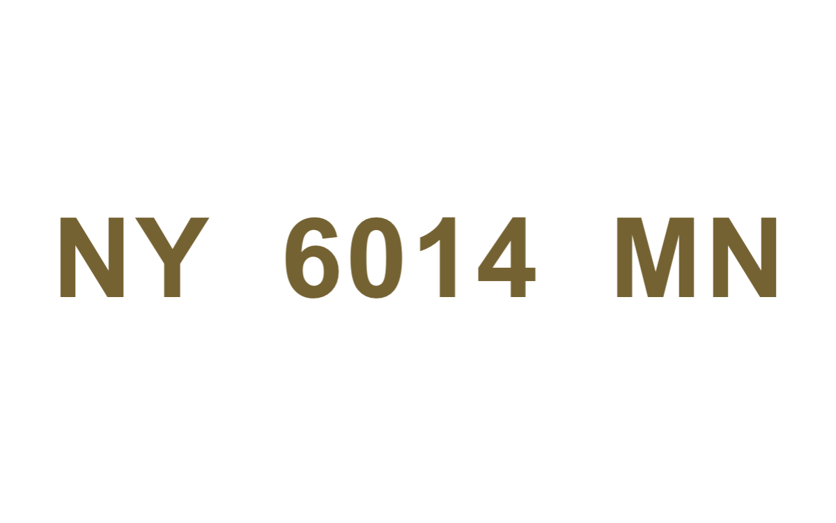 NY 6014 MN