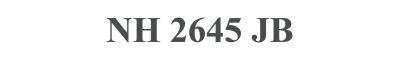 NH 2645 JB