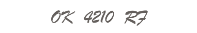 OK  4210  RF